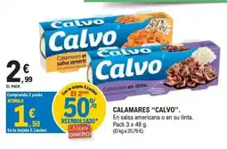 E.Leclerc CALVO Calamars oferta