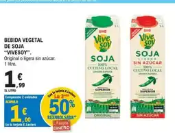 E.Leclerc VIVESOY Bebida vegetal de soja oferta