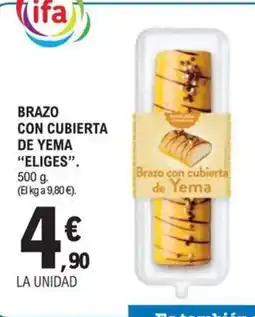 E.Leclerc ELIGES Brazo con cubierta de yema oferta