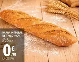 E.Leclerc Barra integral de trigo 100% oferta