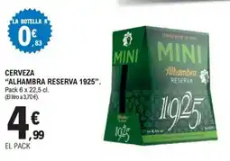 E.Leclerc ALHAMBRA RESERVA 1925 Cerveza oferta