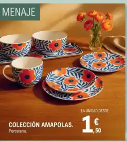E.Leclerc Colección amapolas oferta