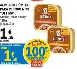 E.Leclerc ULTIMA Alimento húmedo para perros mini oferta