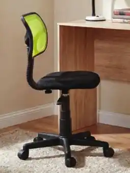 Alcampo Silla escolar negro y verde oferta