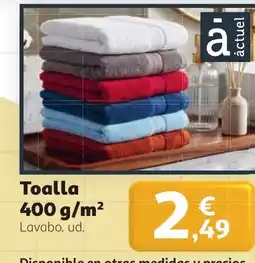 Alcampo Toalla oferta