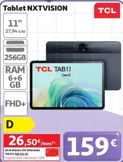Alcampo TCL Tablet NXTVISION oferta
