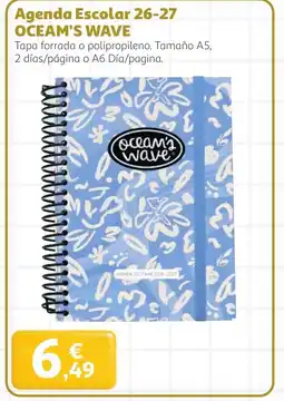 Alcampo OCEAM'S WAVE Agenda Escolar 26-27 oferta