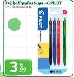 Alcampo PILOT 3+1 bolígrafos Super-G oferta