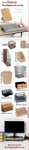 BricoCentro Portalápices de cuerda oferta