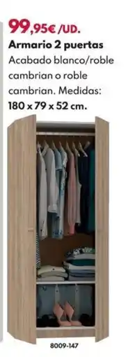 BricoCentro Armario 2 puertas oferta