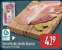 ALDI Secreto de cerdo blanco oferta