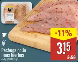 ALDI Pechuga pollo finas hierbas oferta