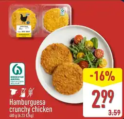 ALDI Hamburguesa crunchy chicken oferta