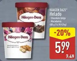 ALDI Häagen-Dazs helado oferta