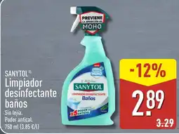 ALDI Sanytol limpiador desinfectante baños oferta