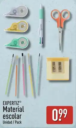 ALDI Expertiz material escolar oferta