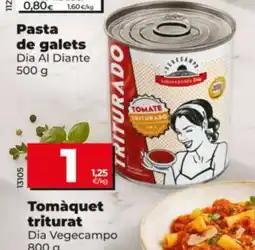 Dia Dia Al Diante pasta de galets oferta