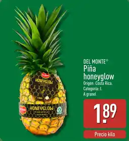 ALDI Del Monte piña honeyglow oferta