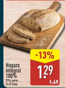 ALDI Hogaza integral 100% oferta
