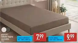 ALDI Novitesse Sábana bajera ajustable oferta
