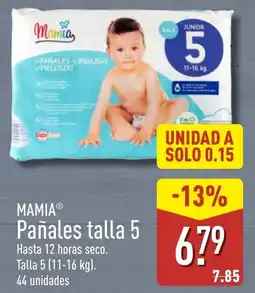 ALDI Mamia Pañales talla 5 oferta