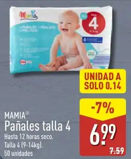 ALDI Mamia Pañales talla 4 oferta