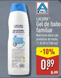 ALDI Lacura gel de baño familiar oferta