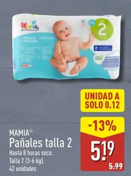 ALDI Mamia Pañales talla 2 oferta