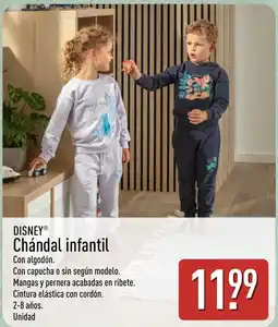 ALDI Disney chándal infantil oferta