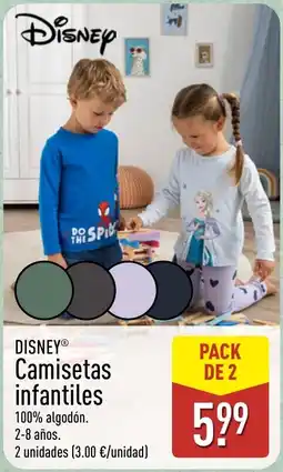 ALDI Disney Camisetas infantiles oferta