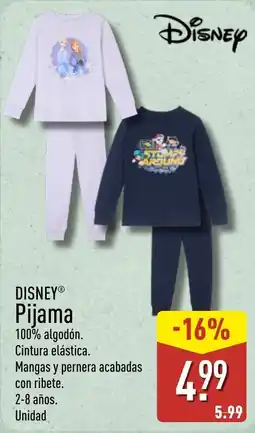ALDI Disney Pijama oferta