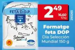 Dia Dia Selección Mundial Formatge feta DOP oferta