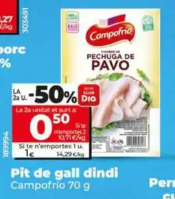 Dia Campofrio pit de gall dindi oferta