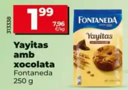 Dia Fontaneda yayitas amb xocolata oferta
