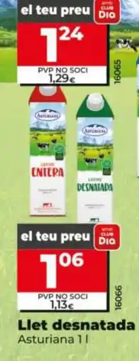 Dia Asturiana llet entera oferta