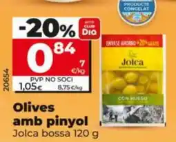 Dia Jolca olives amb pinyol oferta