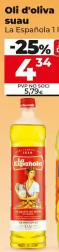 Dia Oli d'oliva suau oferta