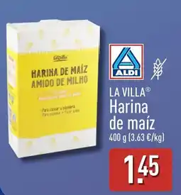 ALDI La Villa Harina de maíz oferta
