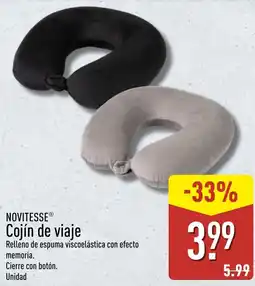 ALDI Novitesse Cojín de viaje oferta