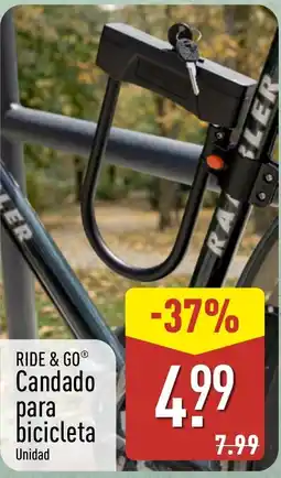 ALDI Ride & Go Candado para bicicleta oferta
