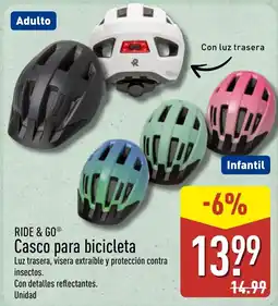ALDI Ride & Go Casco para bicicleta oferta