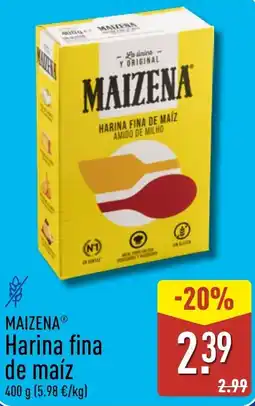ALDI Maizena harina fina de maíz oferta