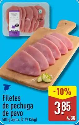 ALDI Filetes de pechuga de pavo oferta