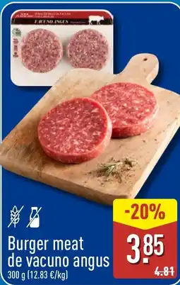 ALDI FACUNO INGUS burger meat de vacuno angus oferta
