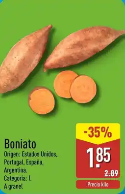 ALDI Boniato oferta