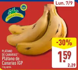 ALDI Plátano de Canarias IGP oferta