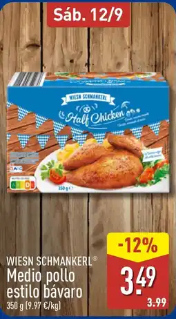 ALDI Wiesn Schmankerl medio pollo estilo bávaro oferta