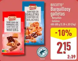 ALDI Biscotto barquillosy galletas oferta