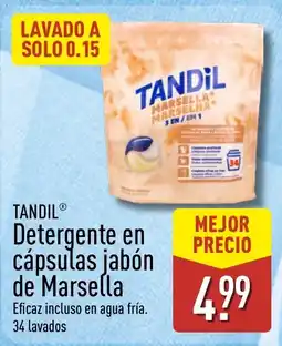ALDI Tandil Detergente en cápsulas jabón de Marsella oferta