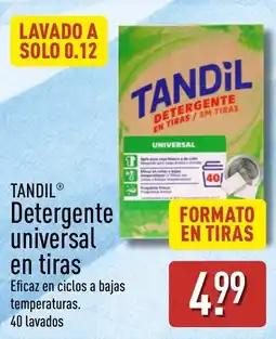 ALDI Tandil Detergente universal en tiras oferta